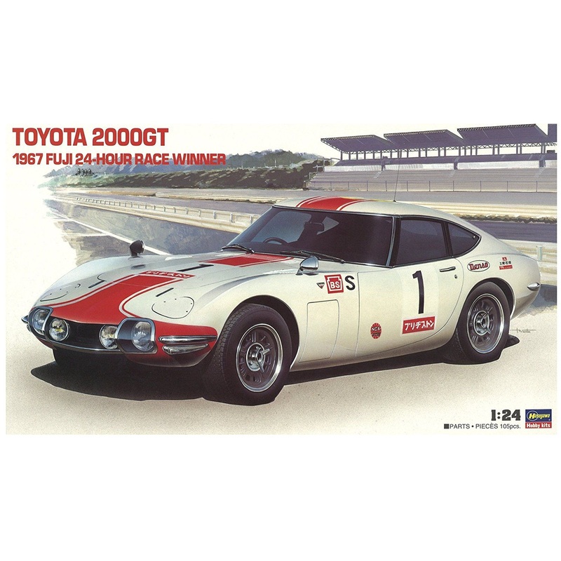 Hasegawa 1/24 Toyota 2000GT 1967 fuji 24 Hour Race Winner