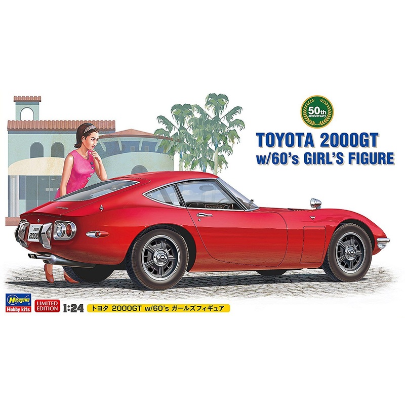 Hasegawa 1/24 Toyota 2000GT w/Girls Figure
