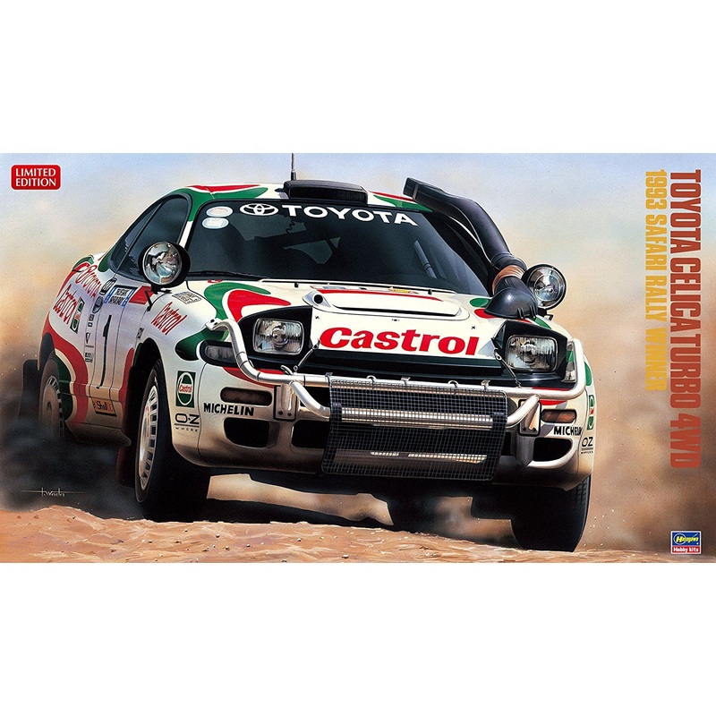 Hasegawa 1/24 Toyota Celica Turbo 4WD 1993 Safari Rally Winner