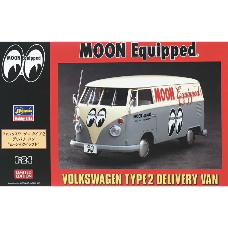 Hasegawa 1/24 Volkswagen Type2 Delivery Van `Moon Equipd`