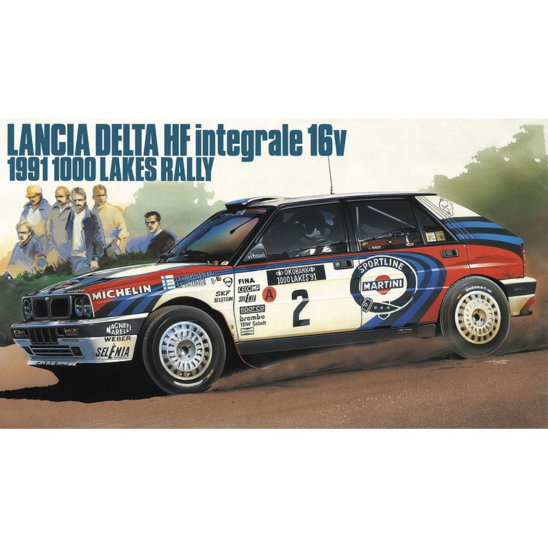 Hasegawa Lancia Delta HF Integrale 16v "1991 1000 Lakes Rally"