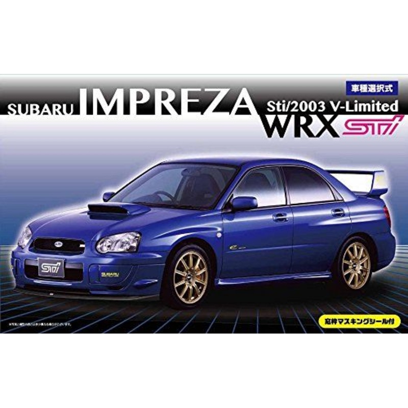 Fujimi 1/24 Subaru Impreza WRX Sti/2003 V-Limited w/Window Frame Maskin