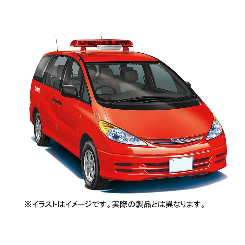 Fujimi INCH-UP Series Toyota Estima (Fire Engine Public Relations Car)