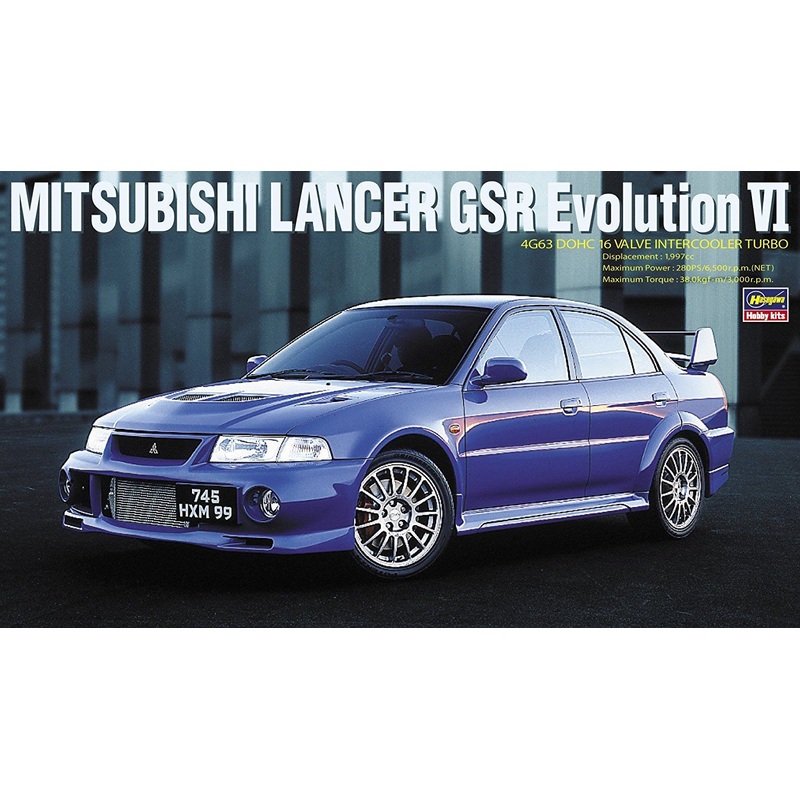 Hasegawa 20336 Mitsubishi Lancer GSR Evolution 6