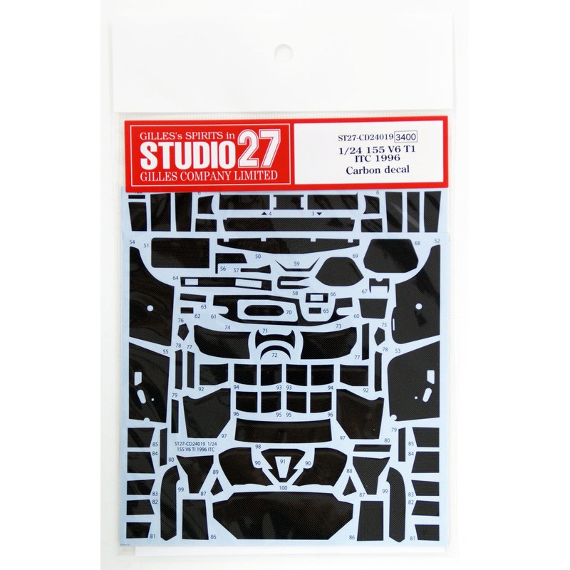 Studio27 CD24019 1/24 Alfa Romeo 155 ITC Carbon Decal