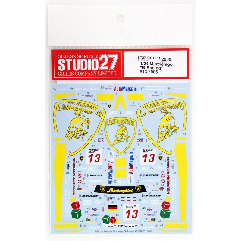 Studio27 DC1051 1/24 Lamborghini Murcielago #13 B-Racing