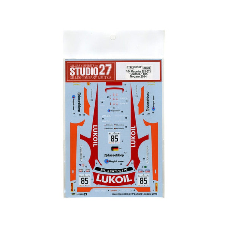 Studio27 DC1071 1/24 Mercedes SLS GT3 LUKOIL
