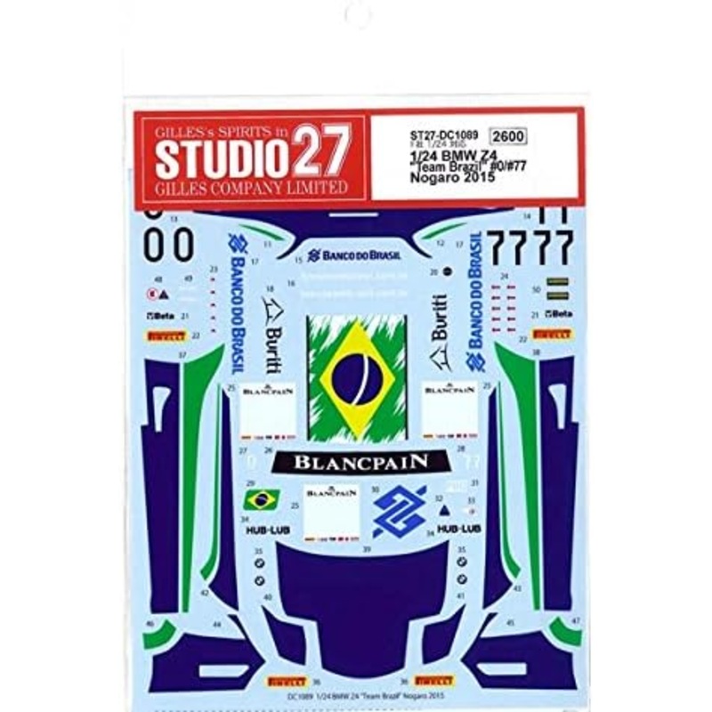 Studio27 DC1089 1/24 BMW Z4 Team Brazil