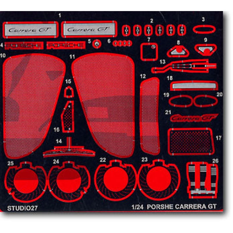 Studio27 FP2480 1/24 Porsche Carrera GT Grade up Parts