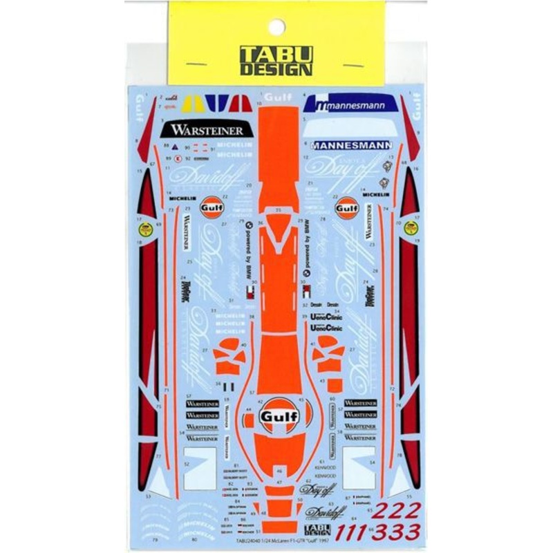Tabu Design 24040 1/24 McLaren F1 "Gulf"