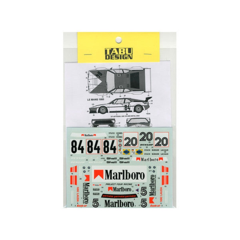 Tabu Design 24064 1/24 BMW M1 #5/#20