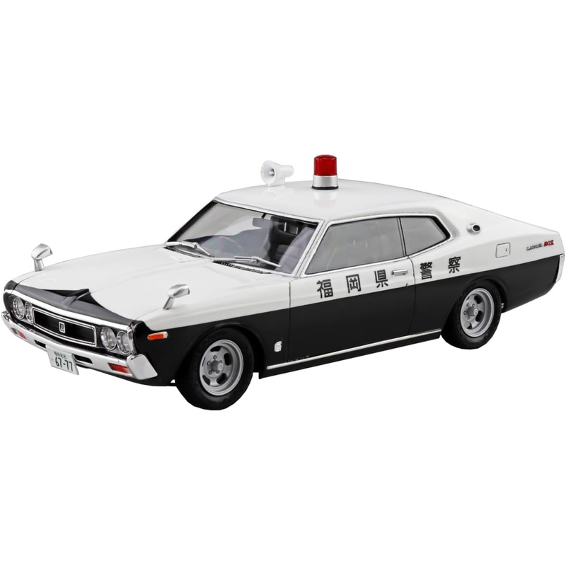 Aoshima 1/24 Seibu Keisatsu No.10 C130 Laurel HT Investigation Patrol Car