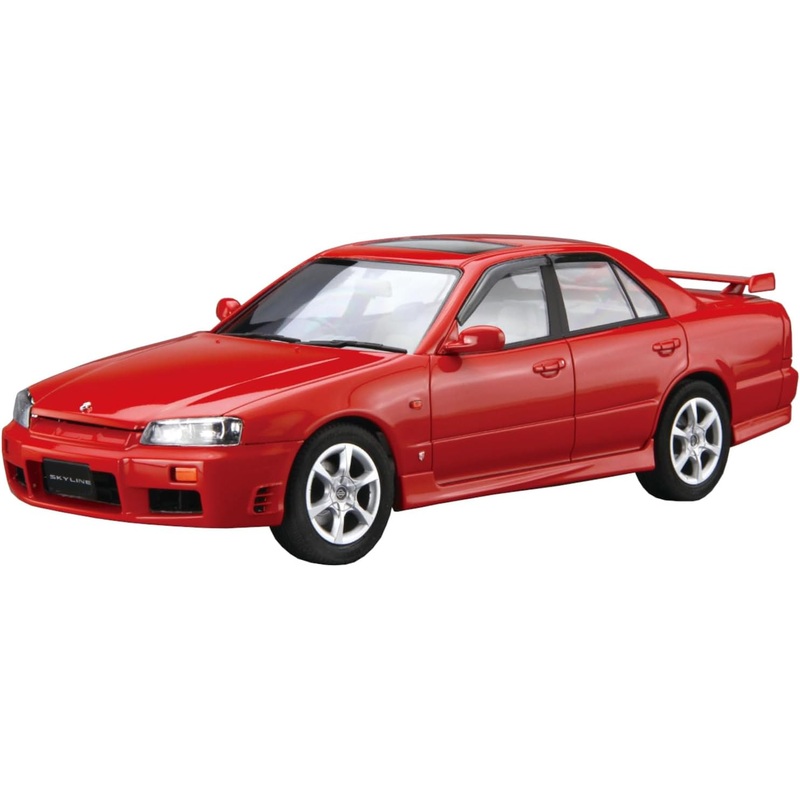 Aoshima 1/24 The Model Car Series No.98 Nissan ER34 Skyline 25GT-X Turbo '98/25GT Turbo '01