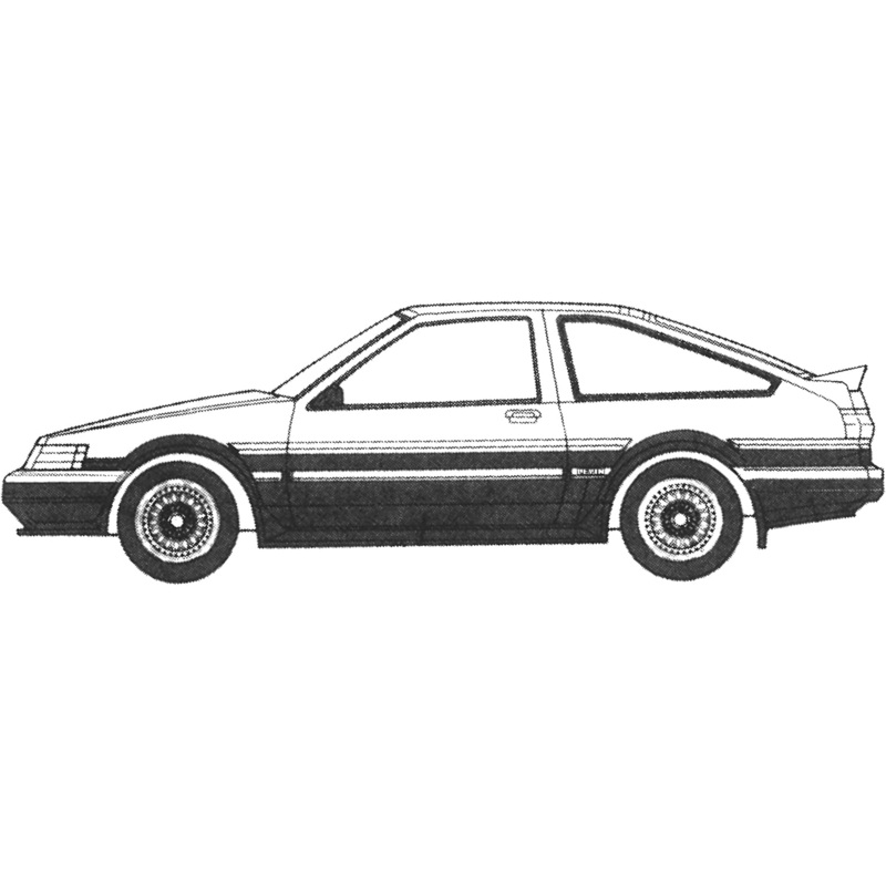 Fujimi ISD-006 1/24 Initial D Series No.006 Hachiroku Levin Wataru Akiyama
