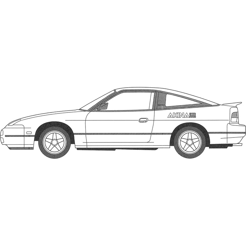 Fujimi ISD007 1/24 Initial D Series No. 007 180SX Kenji