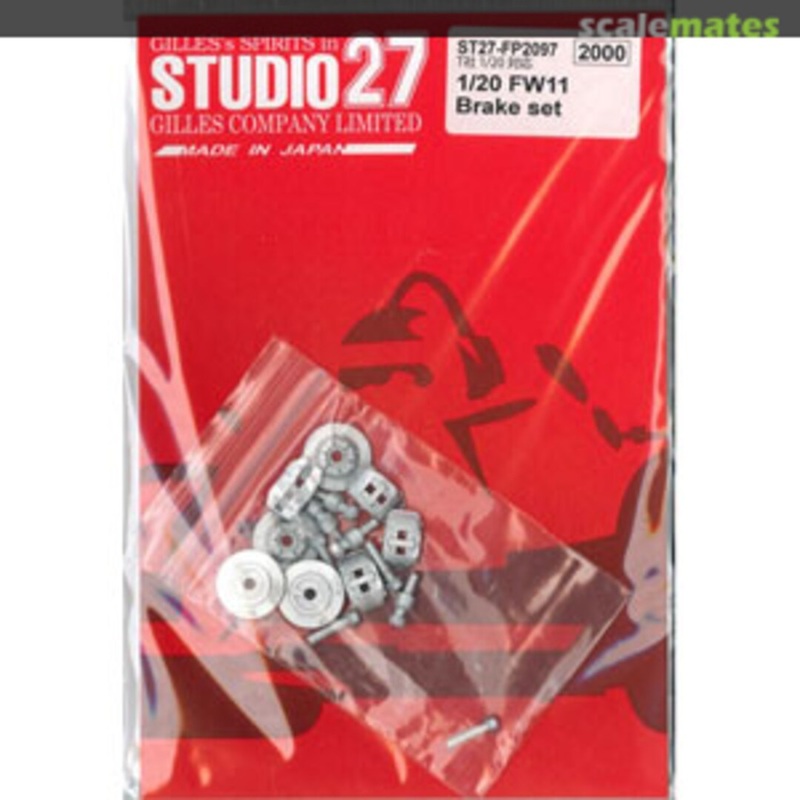 Studio27 FP2097 1/20 Williams FW11 Brake Set