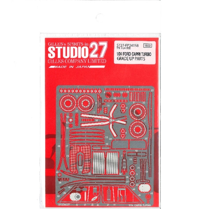 Studio27 FP24158 1/24 Ford Capri Turbo Detail Up Parts (Tamiya)