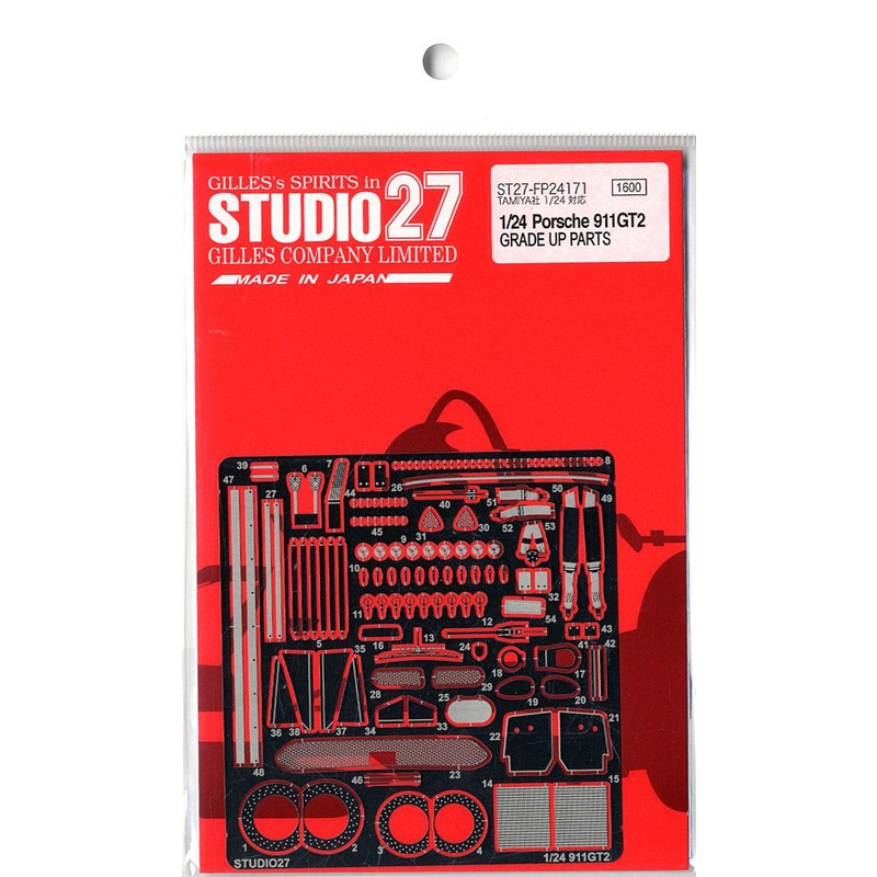 Studio27 FP24171 1/24 Porsche 911 GT2 Detail Parts (for Tamiya)